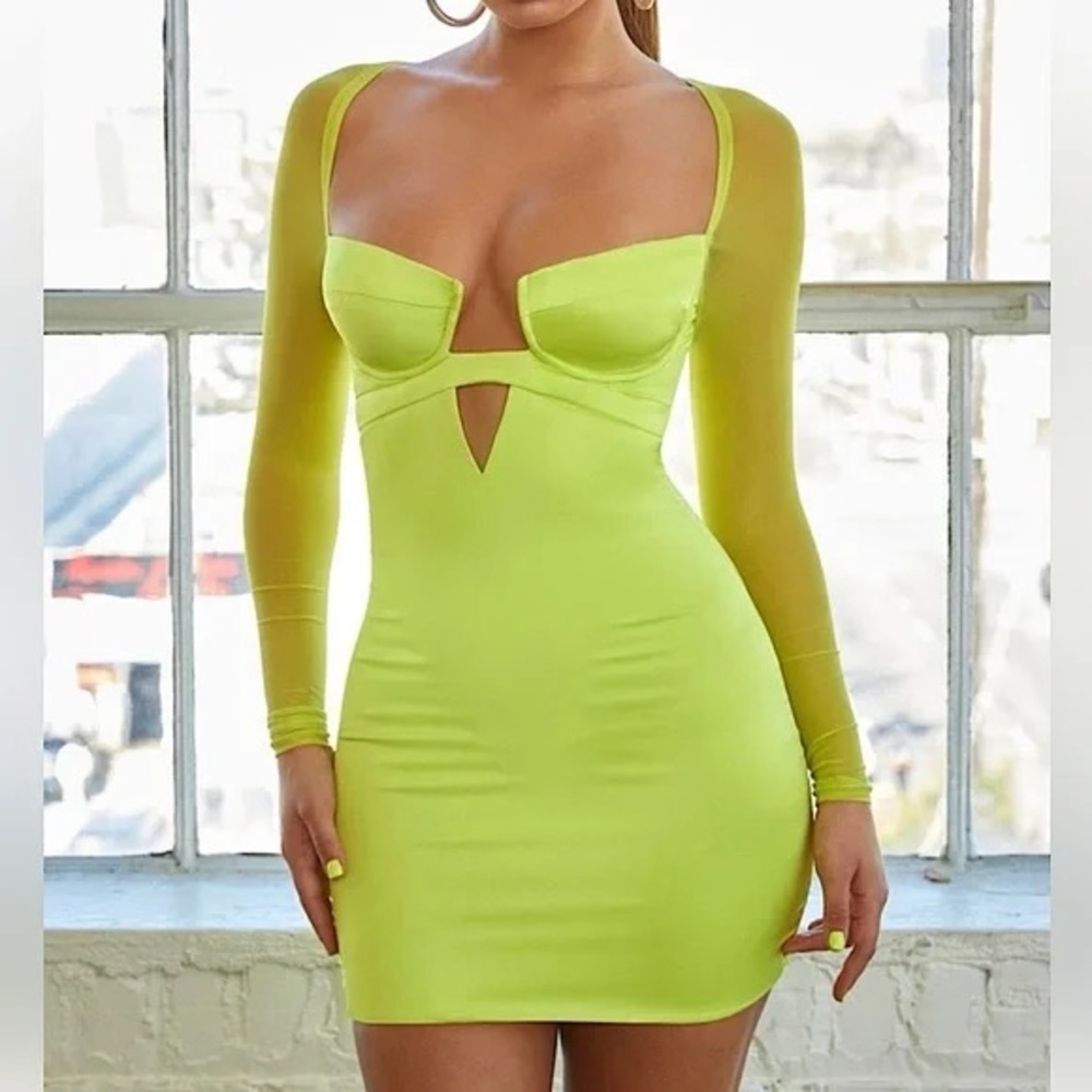 Oh Polly Meshin with You Mini Dress
